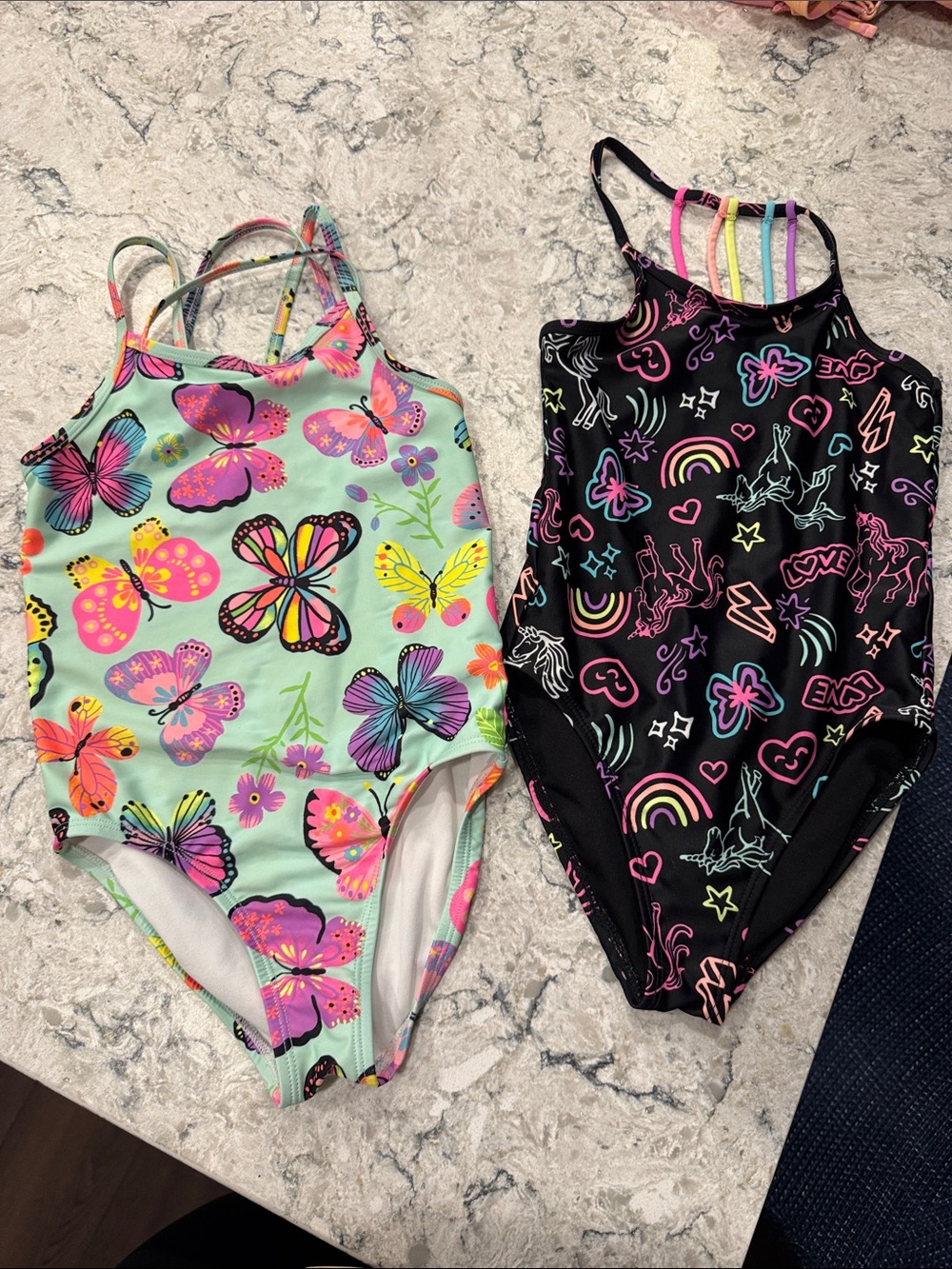 One-Piece Swimsuits
Childrens place bathing suit bundle size 5/6